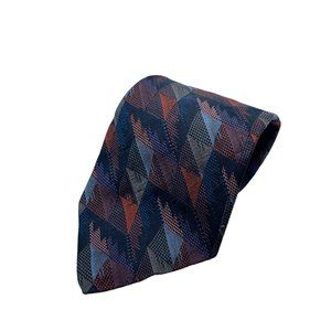 Jacob Roberts Doneckers Multicolor Abstract Classic Silk Necktie